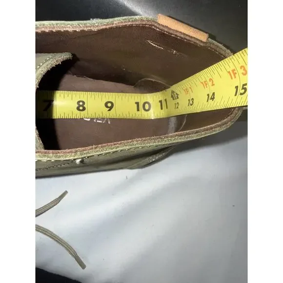Veldskoen SORAI Leather Chukka Boots Olive Green Safari Rhino Design M10 W11.5 - Picture 7 of 10